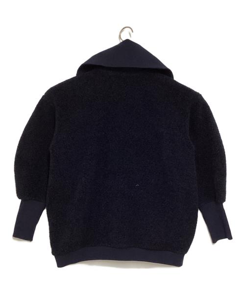 Ameri（アメリ）AMERI (アメリ) HALF ZIP BOA TOPS ネイビー サイズ:Fの古着・服飾アイテム