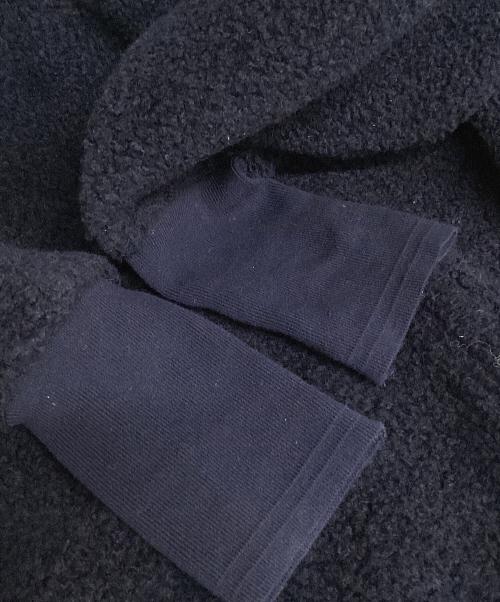 Ameri（アメリ）AMERI (アメリ) HALF ZIP BOA TOPS ネイビー サイズ:Fの古着・服飾アイテム