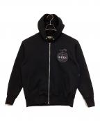 ONE PIECE×絡繰魂ワンピース×カラクリタマシイ）の古着「ルフィ ギア5 パーカー」｜ブラック