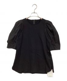 CADUNE（カデュネ）の古着「袖コンシャスカットソー」｜ブラック