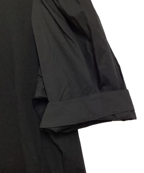 CADUNE（カデュネ）CADUNE (カデュネ) 袖コンシャスカットソー ブラック サイズ:38の古着・服飾アイテム