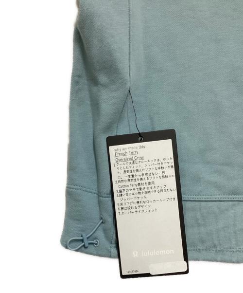 LULULEMON（ルルレモン）LULULEMON (ルルレモン) 半袖スウェット スカイブルー サイズ:ssの古着・服飾アイテム