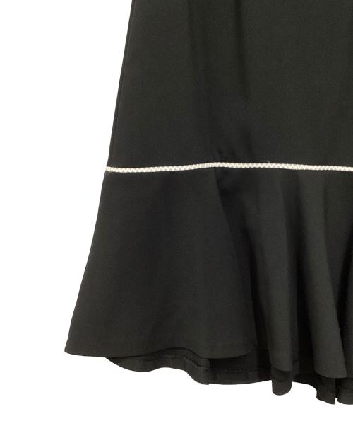 CELFORD（セルフォード）CELFORD (セルフォード) レース切替ノースリーブワンピース ブラック サイズ:38の古着・服飾アイテム