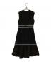 CELFORD (セルフォード) レース切替ノースリーブワンピース ブラック サイズ:38：6000円