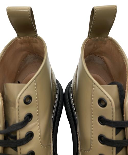 BOTTEGA VENETA（ボッテガベネタ）BOTTEGA VENETA (ボッテガベネタ) アンクルレースアップブーツ ベージュ サイズ:39の古着・服飾アイテム
