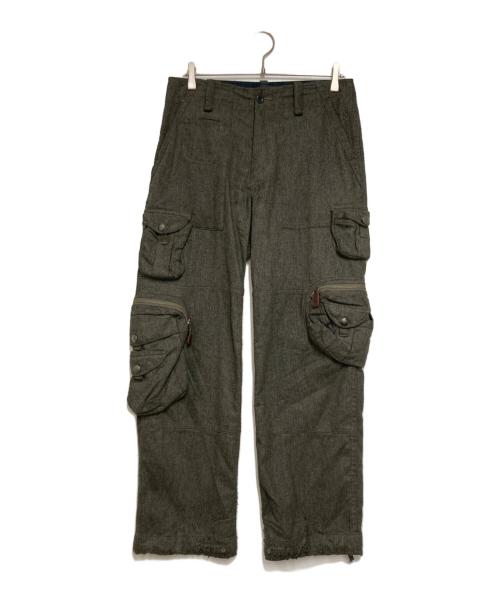 POLO RALPH LAUREN（ポロ・ラルフローレン）POLO RALPH LAUREN (ポロ・ラルフローレン) ウールパラシュートパンツ ベージュ サイズ:29Rの古着・服飾アイテム