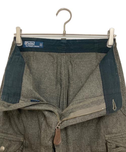 POLO RALPH LAUREN（ポロ・ラルフローレン）POLO RALPH LAUREN (ポロ・ラルフローレン) ウールパラシュートパンツ ベージュ サイズ:29Rの古着・服飾アイテム