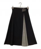 O'NEIL OF DUBLIN×martiniqueオニールオブダブリン×マルティニーク）の古着「ウールスカート」｜ブラック