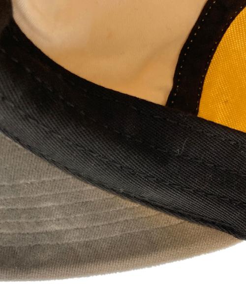 SUPREME（シュプリーム）Supreme (シュプリーム) Velvet 2Tone 6Panel Cap イエロー×グレーの古着・服飾アイテム