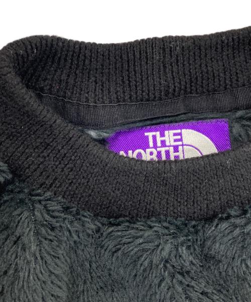 THE NORTHFACE PURPLELABEL（ザ・ノースフェイス パープルレーベル）THE NORTHFACE PURPLELABEL (ザ・ノースフェイス パープルレーベル) POLARTEC Crew Neck Shirt ブラック サイズ:Sの古着・服飾アイテム
