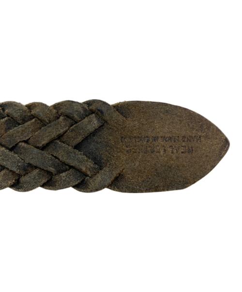 Whitehouse Cox（ホワイトハウスコックス）Whitehouse Cox (ホワイトハウスコックス) メッシュレザーベルト ブラック サイズ:90/36の古着・服飾アイテム