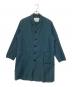 Veritecoeur（ヴェリテクール）の古着「コットンリネン2枚仕立てコート」｜ブルー
