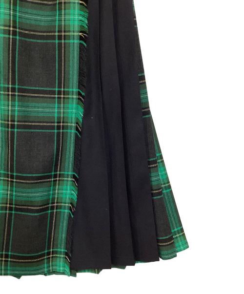 O'NEIL OF DUBLIN（オニールオブダブリン）O'NEIL OF DUBLIN (オニールオブダブリン) ウーステッドウール ラップスカート ブラック サイズ:8の古着・服飾アイテム