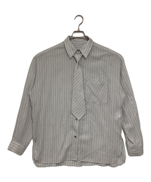MAISON SPECIAL（メゾンスペシャル）MAISON SPECIAL (メゾンスペシャル) Tie Shirt グレー サイズ:Freeの古着・服飾アイテム