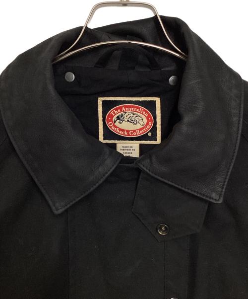 the australian outback collection（ジーオーストラリアンオートバックコレクション）the australian outback collection (ジーオーストラリアンオートバックコレクション) オイルドジャケット ブラック サイズ:Sの古着・服飾アイテム