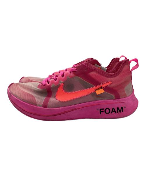 NIKE（ナイキ）NIKE (ナイキ) OFFWHITE (オフホワイト) ZOOM FLY SP ピンク サイズ:US9.5の古着・服飾アイテム