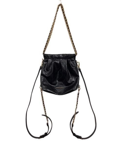 CHARLES & KEITH（チャールズアンドキース）CHARLES & KEITH (チャールズ＆キース) Duo ドゥオ チェーンハンドルツーウェイバックパック ブラックの古着・服飾アイテム