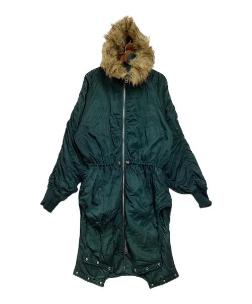 LE CIEL BLEU（ルシェルブルー）LE CIEL BLEU (ルシェルブルー) Convertible N-2B コート グリーン サイズ:36の古着・服飾アイテム