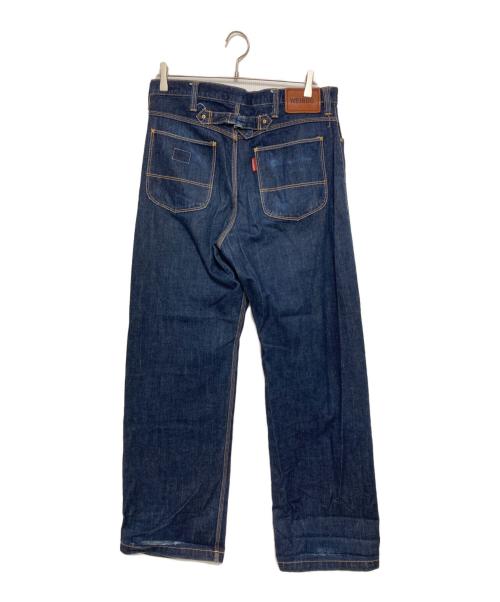 WEIRDO（ウィアード）WEIRDO (ウィアード) ダブルニーデニムパンツ インディゴ サイズ:SIZEMの古着・服飾アイテム