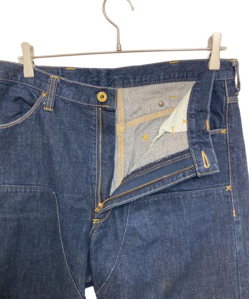 WEIRDO（ウィアード）WEIRDO (ウィアード) ダブルニーデニムパンツ インディゴ サイズ:SIZEMの古着・服飾アイテム