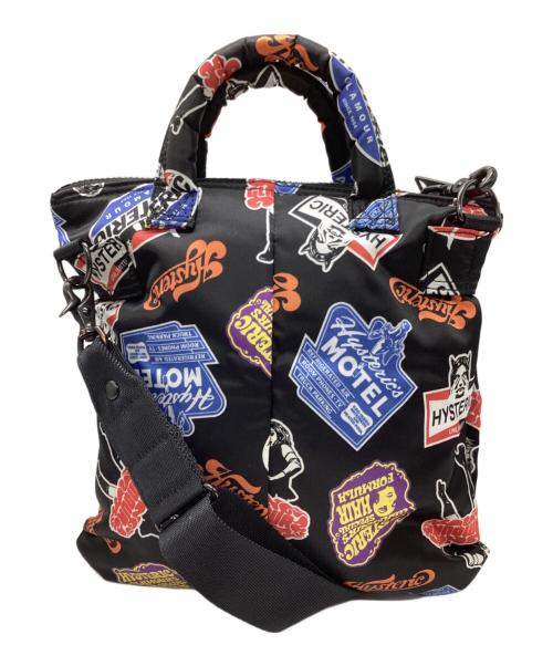 Hysteric Glamour（ヒステリックグラマー）Hysteric Glamour (ヒステリックグラマー) PORTER (ポーター) 2WAYミニヘルメットバッグ ブラックの古着・服飾アイテム