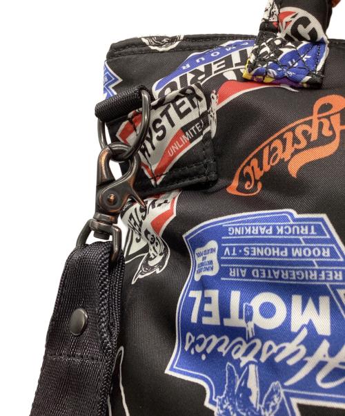 Hysteric Glamour（ヒステリックグラマー）Hysteric Glamour (ヒステリックグラマー) PORTER (ポーター) 2WAYミニヘルメットバッグ ブラックの古着・服飾アイテム