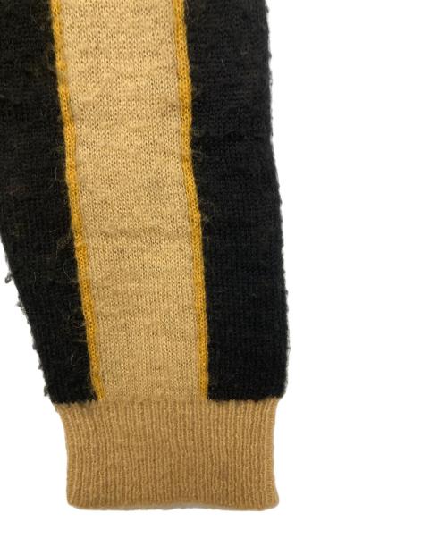 stussy（ステューシー）stussy (ステューシー) VERTICAL STRIPE CARDIGAN ベージュ サイズ:Lの古着・服飾アイテム