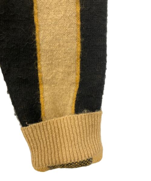 stussy（ステューシー）stussy (ステューシー) VERTICAL STRIPE CARDIGAN ベージュ サイズ:Lの古着・服飾アイテム