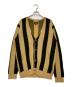 stussy（ステューシー）の古着「VERTICAL STRIPE CARDIGAN」｜ベージュ
