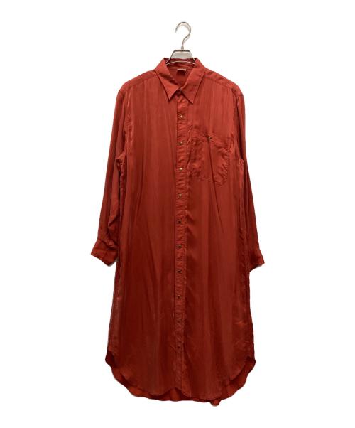MAISON EUREKA（メゾンエウレカ）MAISON EUREKA (メゾンエウレカ) シャツワンピース レッド サイズ:Fの古着・服飾アイテム