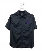 Needlesニードルズ）の古着「S/S Work Shirt-Poly Cloth」｜ブラック