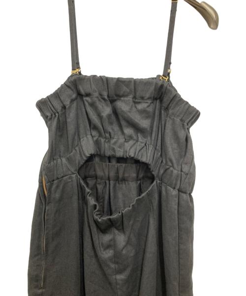 DELIY（デリー）DELIY (デリー) リネンキャミソールワンピース グレーの古着・服飾アイテム