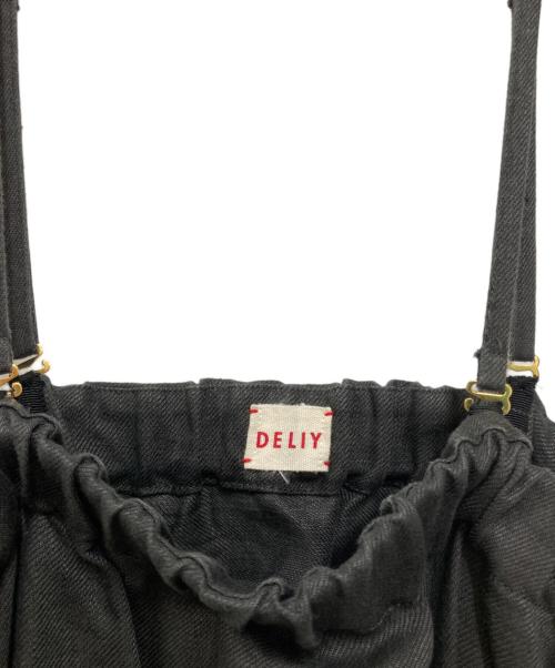 DELIY（デリー）DELIY (デリー) リネンキャミソールワンピース グレーの古着・服飾アイテム