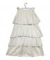 CLANE (クラネ) FRILL TIERED SKIRT ホワイト サイズ:1：5000円