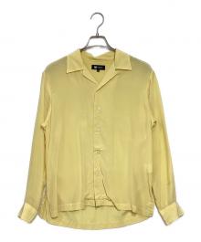 im product（アイムプロダクト）の古着「【古着】90S'シルクオープンカラーシャツ」｜イエロー