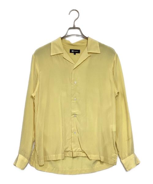 im product（アイムプロダクト）im product (アイムプロダクト) 【古着】90S'シルクオープンカラーシャツ イエロー サイズ:Lの古着・服飾アイテム
