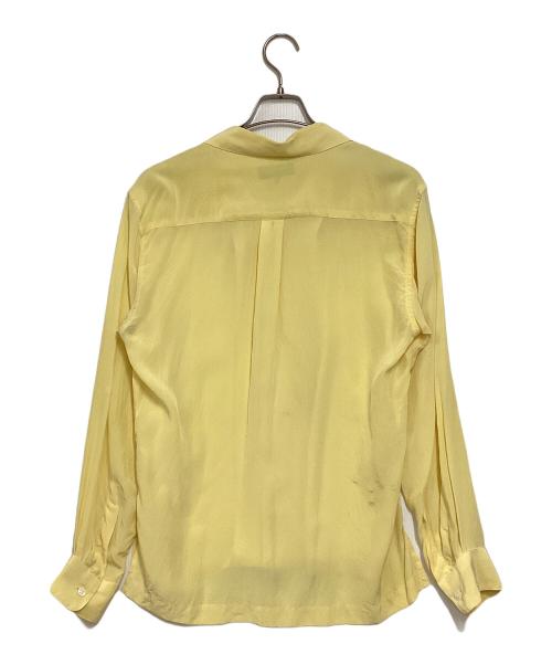 im product（アイムプロダクト）im product (アイムプロダクト) 【古着】90S'シルクオープンカラーシャツ イエロー サイズ:Lの古着・服飾アイテム