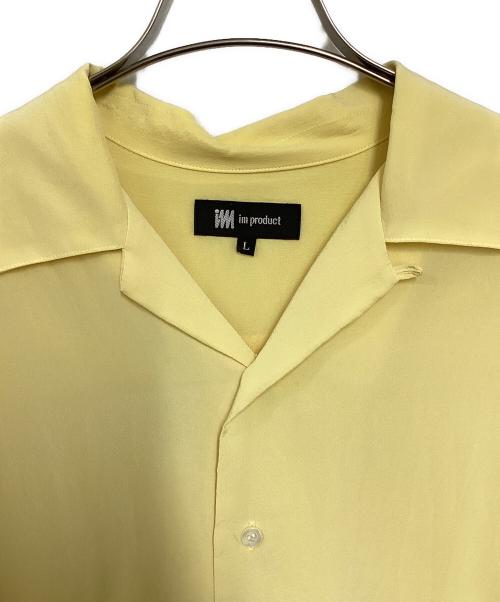 im product（アイムプロダクト）im product (アイムプロダクト) 【古着】90S'シルクオープンカラーシャツ イエロー サイズ:Lの古着・服飾アイテム
