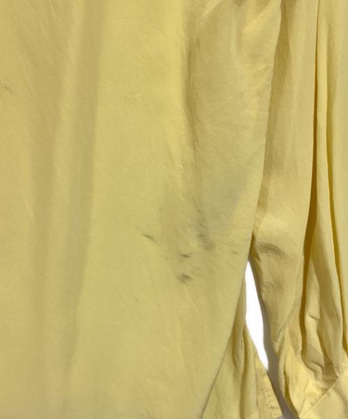im product（アイムプロダクト）im product (アイムプロダクト) 【古着】90S'シルクオープンカラーシャツ イエロー サイズ:Lの古着・服飾アイテム