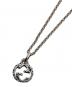 GUCCI (グッチ) インターロッキングGネックレス：17000円