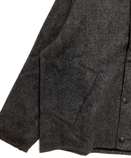 Barbour（バブアー）Barbour (バブアー) TRANSPORTウールショートブルゾン グレー サイズ:36の古着・服飾アイテム