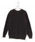 BATONER（バトナ―）の古着「COTTON SIGNATURE CREW NECK ニット（コットンシグネチャークルーネックニット）」｜グレー