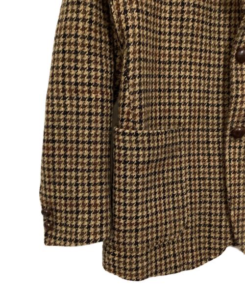 BEAMS PLUS（ビームスプラス）BEAMS PLUS (ビームスプラス) Harris Tweed (ハリスツイード) Elbow Patch 3B Jacket ブラウン サイズ:Sの古着・服飾アイテム