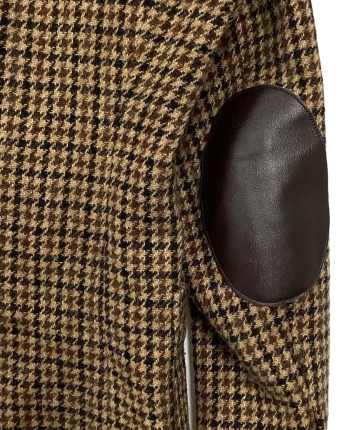BEAMS PLUS（ビームスプラス）BEAMS PLUS (ビームスプラス) Harris Tweed (ハリスツイード) Elbow Patch 3B Jacket ブラウン サイズ:Sの古着・服飾アイテム