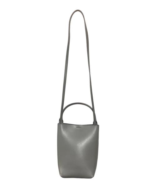 YAHKI（ヤーキ）YAHKI (ヤーキ) KOTOHA YOKOZAWA (コトハヨコザワ) CROSS BODY BAG グレー×ベージュの古着・服飾アイテム