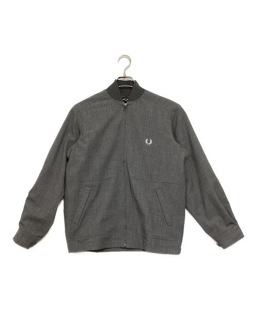 FRED PERRY（フレッドペリー）FRED PERRY (フレッドペリー) サイドテープボンバージャケット グレー サイズ:XSの古着・服飾アイテム
