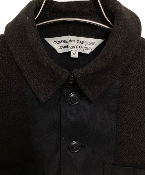 COMME des GARCONS COMME des GARCONS（コムデギャルソン コムデギャルソン）COMME des GARCONS COMME des GARCONS (コムデギャルソン コムデギャルソン) 切替コート ブラック サイズ:XSの古着・服飾アイテム
