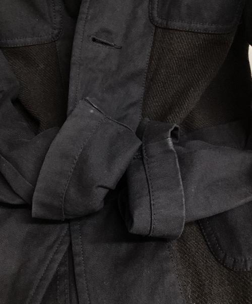 COMME des GARCONS COMME des GARCONS（コムデギャルソン コムデギャルソン）COMME des GARCONS COMME des GARCONS (コムデギャルソン コムデギャルソン) 切替コート ブラック サイズ:XSの古着・服飾アイテム