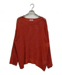 journal standard L'essage（ジャーナルスタンダード レサージュ）の古着「メッシュアミプルオーバー」｜オレンジ