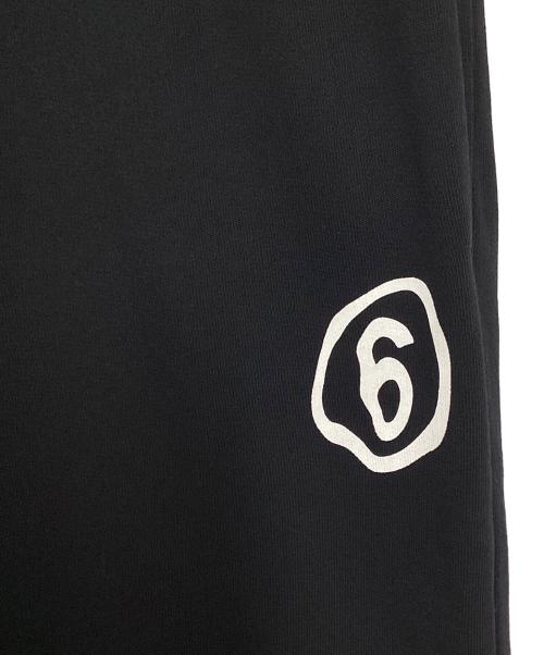 MM6 Maison Margiela（エムエムシックスメゾンマルジェラ）MM6 Maison Margiela (エムエムシックス メゾンマルジェラ) ブランドロゴスウェットパンツ ブラック サイズ:キッズ　14の古着・服飾アイテム